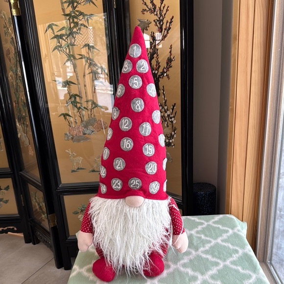NWT Festive 31” Red and White Holiday Gnome - Picture 1 of 4